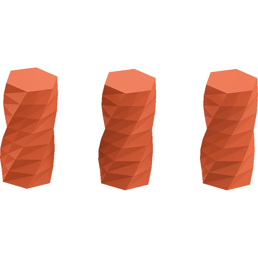Twisted 6-sided Vase Basic