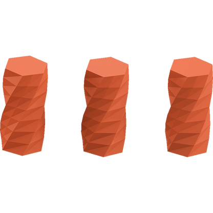 Twisted 6-sided Vase Basic