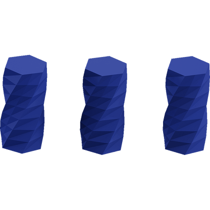 Twisted 6-sided Vase Basic