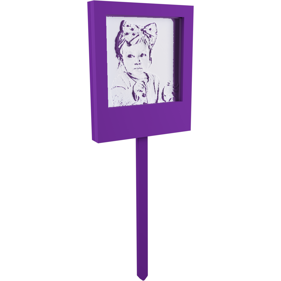 Polaroid Cake Topper