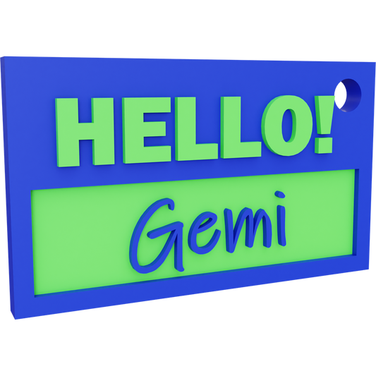 Hello! Name Tag