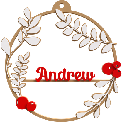 2D Wreath Ornament