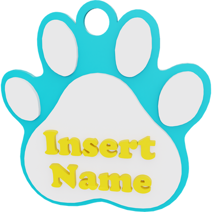 Paw Name Tag