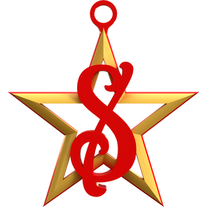 Royal Initials Star Ornament