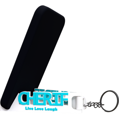 MemoStand Keychain for Large Names - Thick Phones