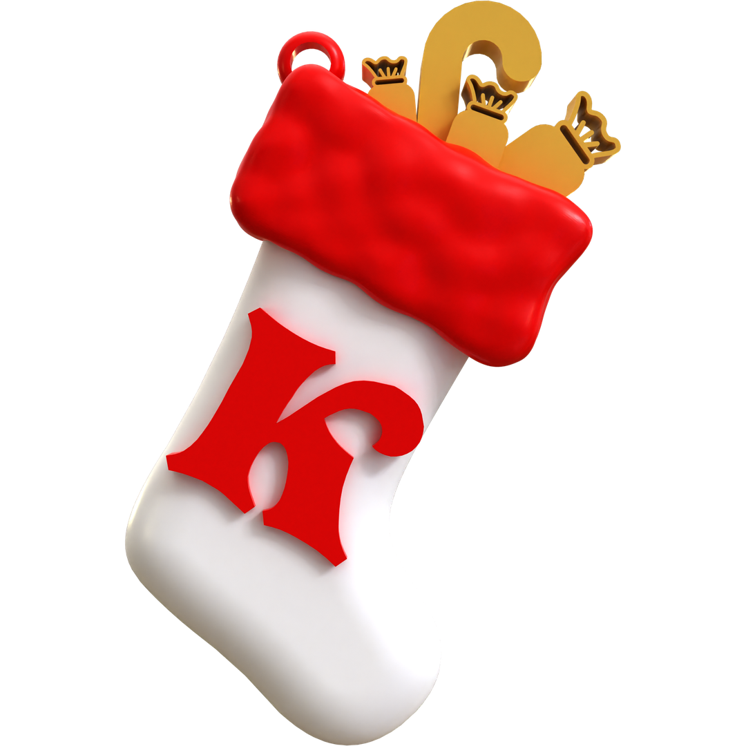 Initials Stocking Ornament