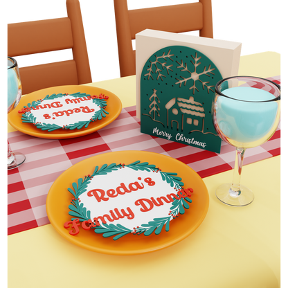 Plate Wreath (1 wreath)