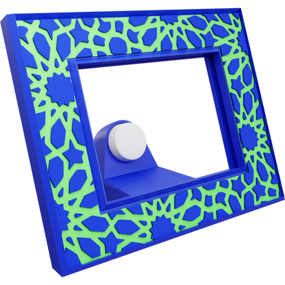 Arabesque border frame
