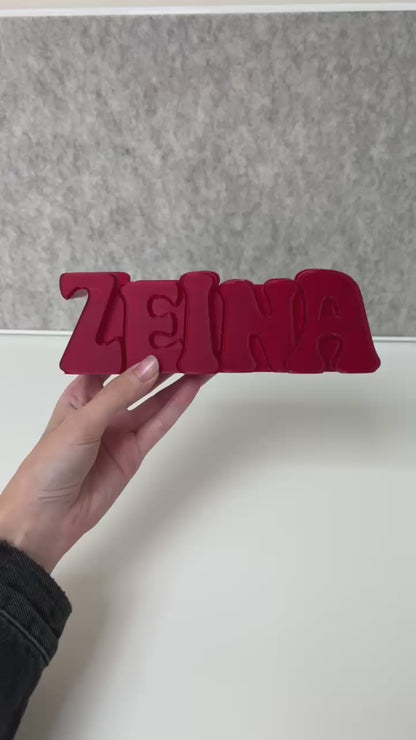 Limited Edition 3D Desk Name Tag Pen Holder
