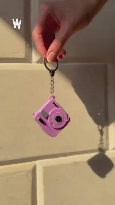 Polaroid Camera Fidget Keychain