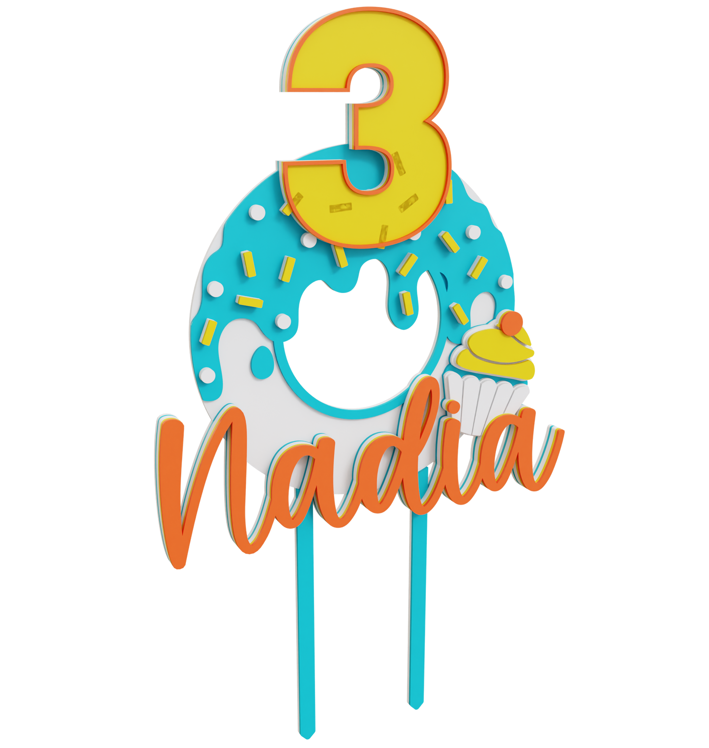 Cupcake Cake Topper