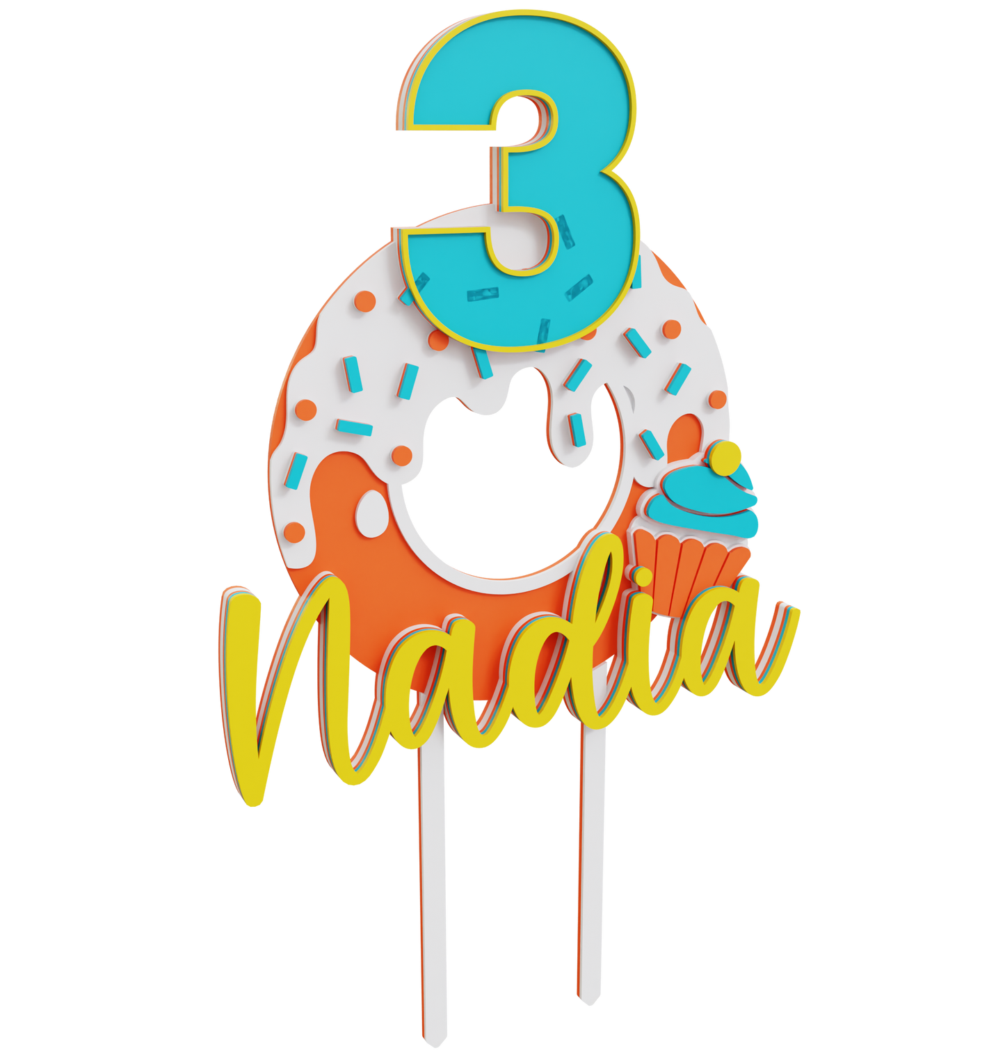 Cupcake Cake Topper