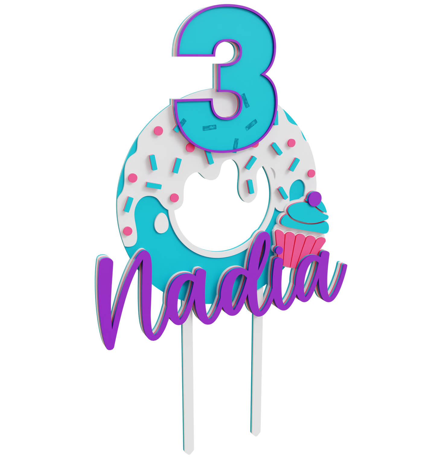 Cupcake Cake Topper