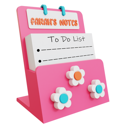 Sticky note holder