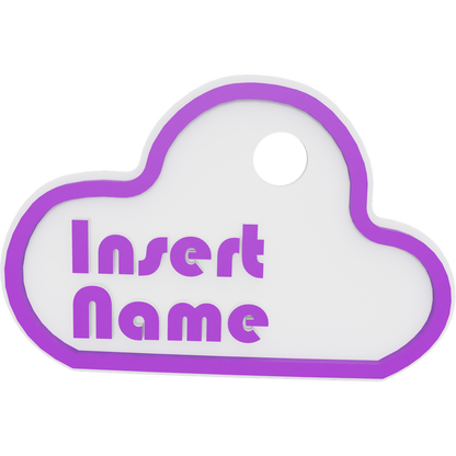 Cloud Name Tag