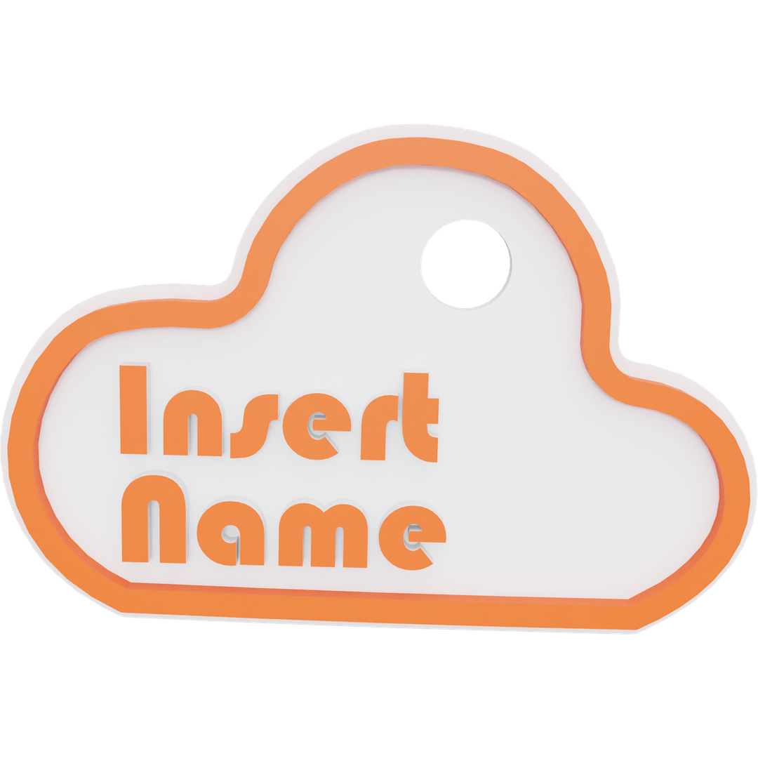 Cloud Name Tag