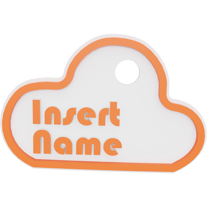 Cloud Name Tag