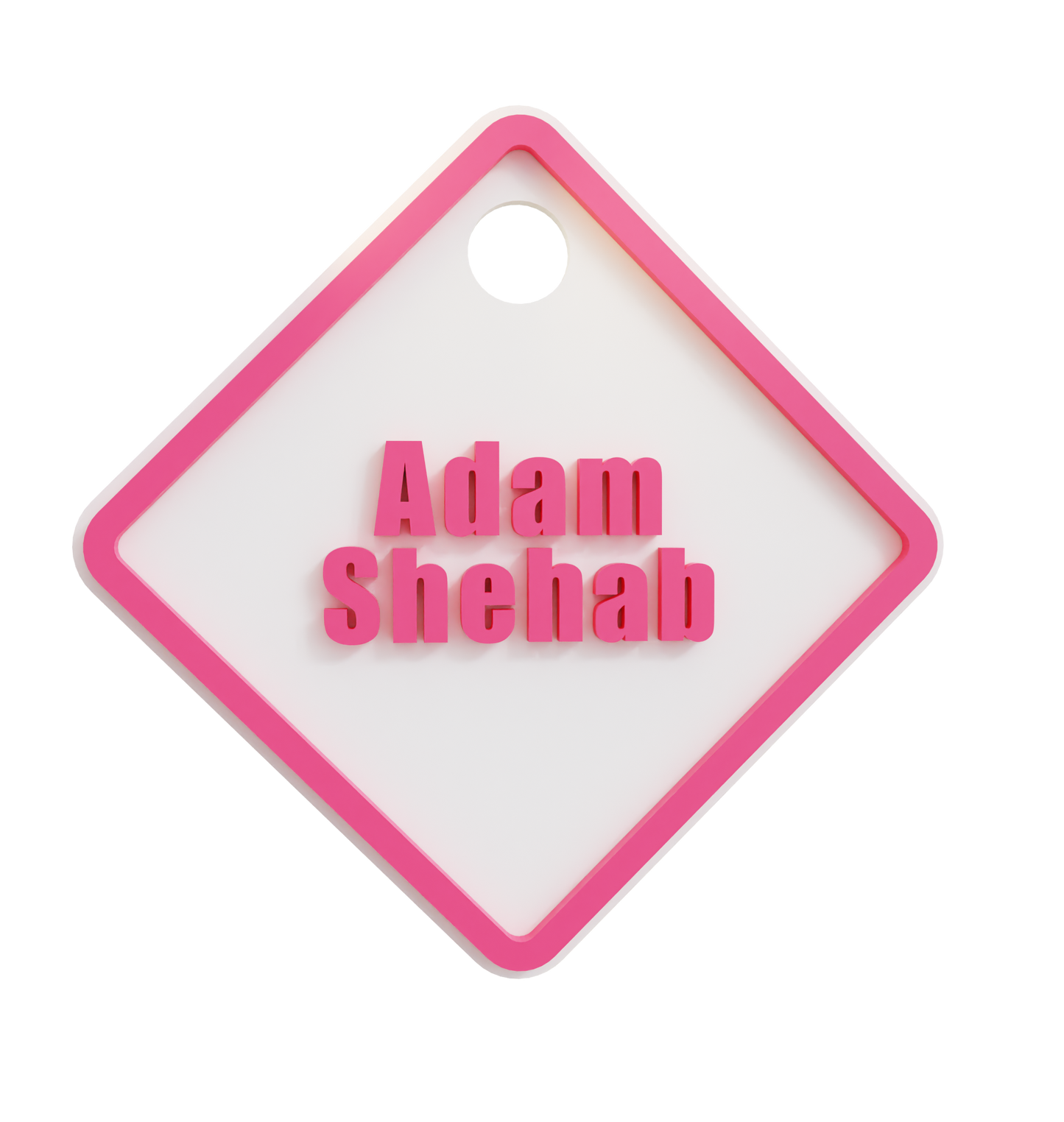 Square Name Tag