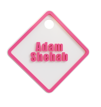 Square Name Tag