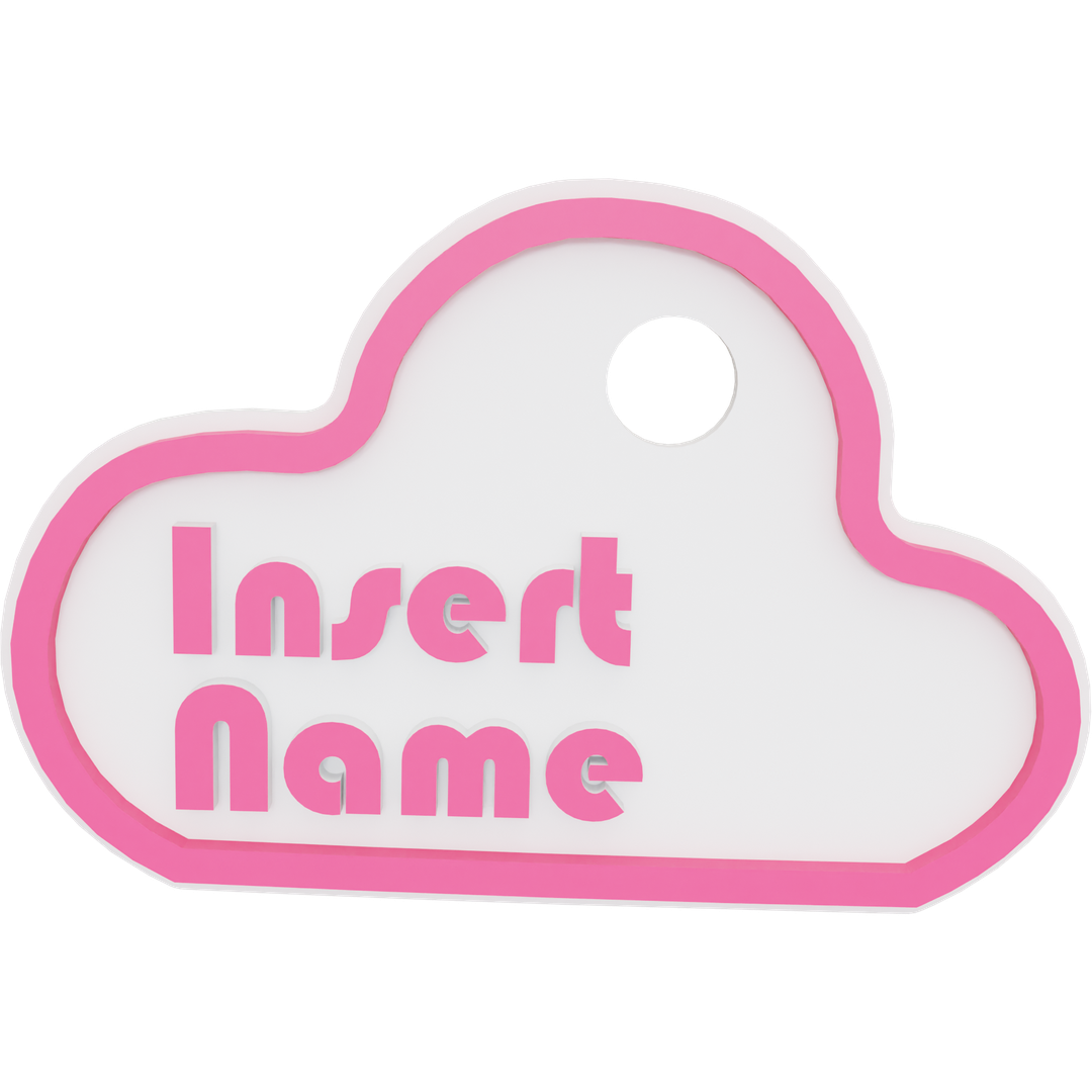 Cloud Name Tag