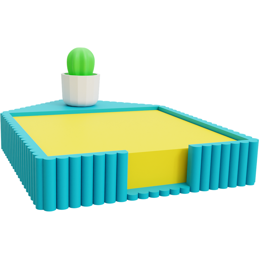 2D Sticky Note Holder