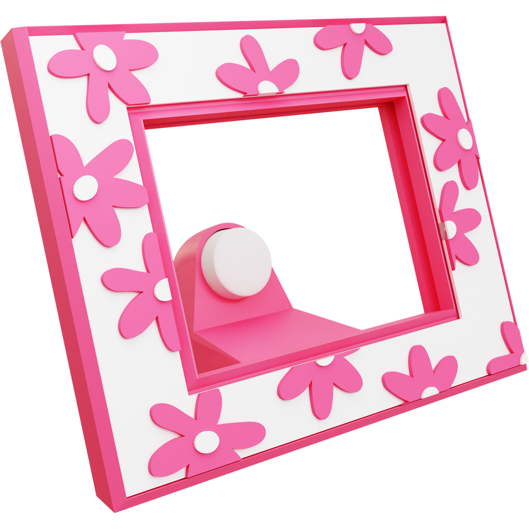 Flowery Border Frame