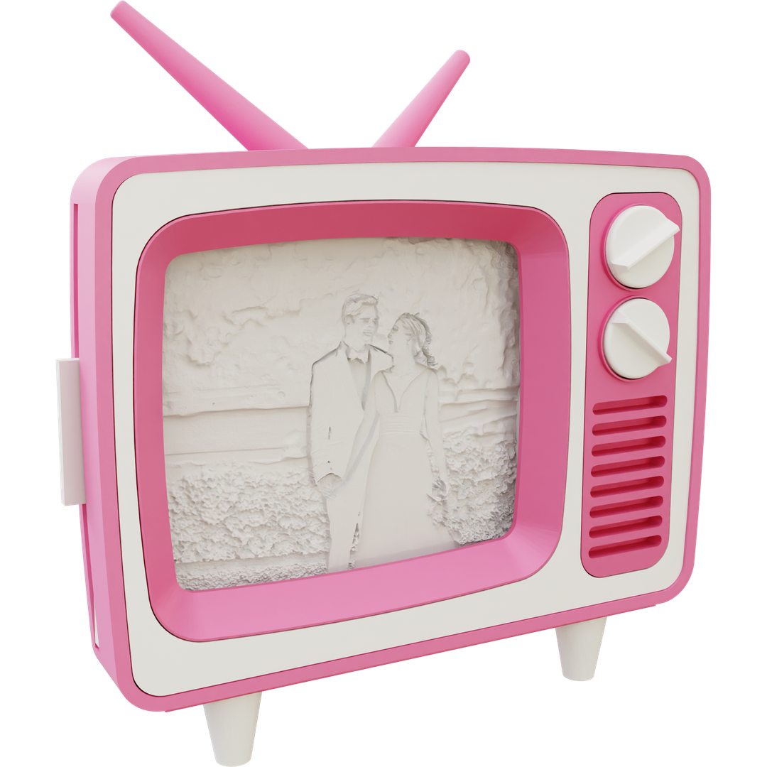 Vintage TV frame