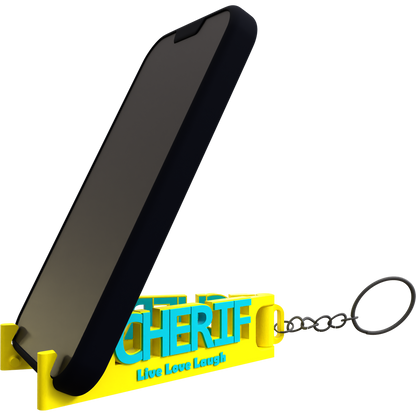 MemoStand Keychain for Large Names - Thick Phones